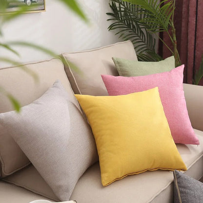 Cushion Covers - Premium Linen Cotton - Solid Colors